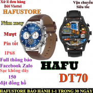 Đồng hồ thông minh HAFU WATCH 7 DT70 núm xoay nghe gọi bluetooth màn Retina HD nhịp tim sức khoẻ