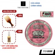Sáp Vuốt Tóc Reuzel Pink Pomade - Grease Heavy Hold Chính Hãng - Pomade Heo Hồng