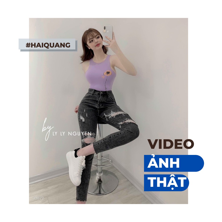 QUẦN JEAN NỮ DÁNG ÔM( VIDEO - ẢNH THẬT)