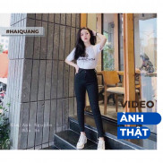 QUẦN JEAN NỮ LƯNG CAO CHẤT CO DÃN SKINNY TÔN DÁNG MÃ 4092