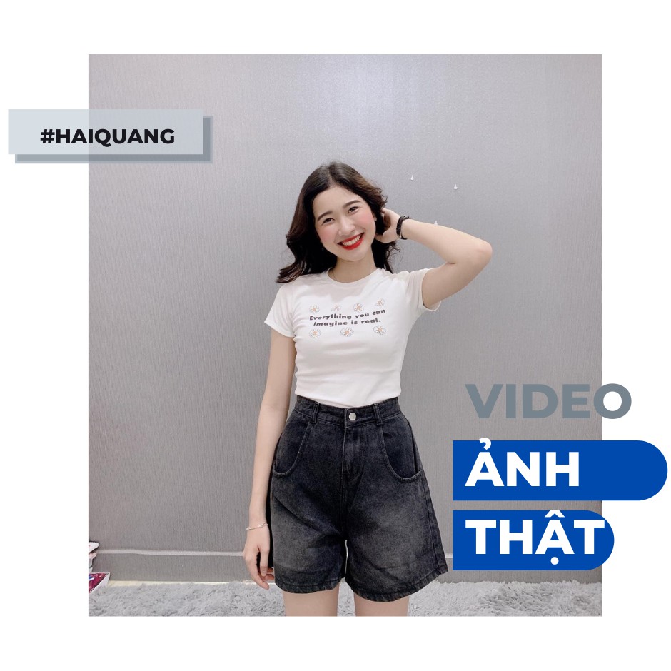 QUẦN SHORT JEAN ỐNG RỘNG HAIQUANG PHONG CÁCH HÀN QUỐC -MÃ SHORT07