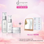 Bộ sản phẩm dưỡng trắng và tái tạo da d program (125ml + 100ml + 60g)_95263