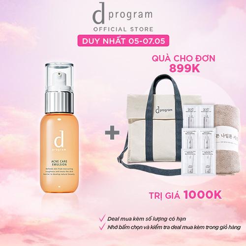 Sữa dưỡng cải thiện da mụn trên da Acne Care Emulsion d program 100ML_13843