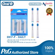 Đầu bàn chải điện thay thế EB17-P- DAILY  thích hợp cho việc đánh răng hàng ngày sản xuất theo tiêu chuẩn của Oral B