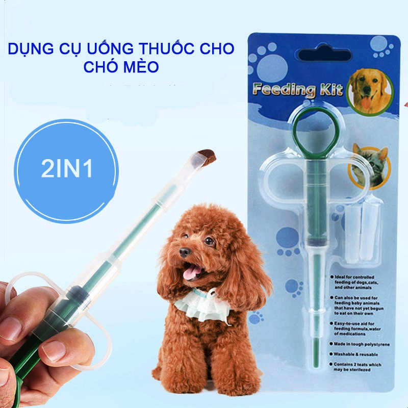 (NEW 2020) DỤNG CỤ UỐNG THUỐC CHO CHÓ MÈO - DỤNG CỤ HỖ TRỢ UỐNG THUỐC CHO CHÓ MÈO