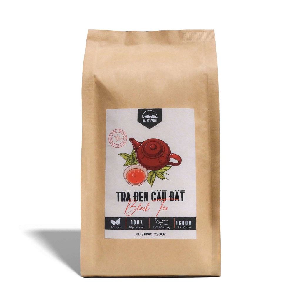 Trà Đen (Hồng Trà) Cầu Đất Dalat Farm - Túi 250Gr