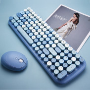 Bộ combo bàn phím giả cơ và chuột không dây MoFii Candy XR - Dùg cho Máy tính bàn, Laptop, Tivi, Điện thoại, iPad iPhone