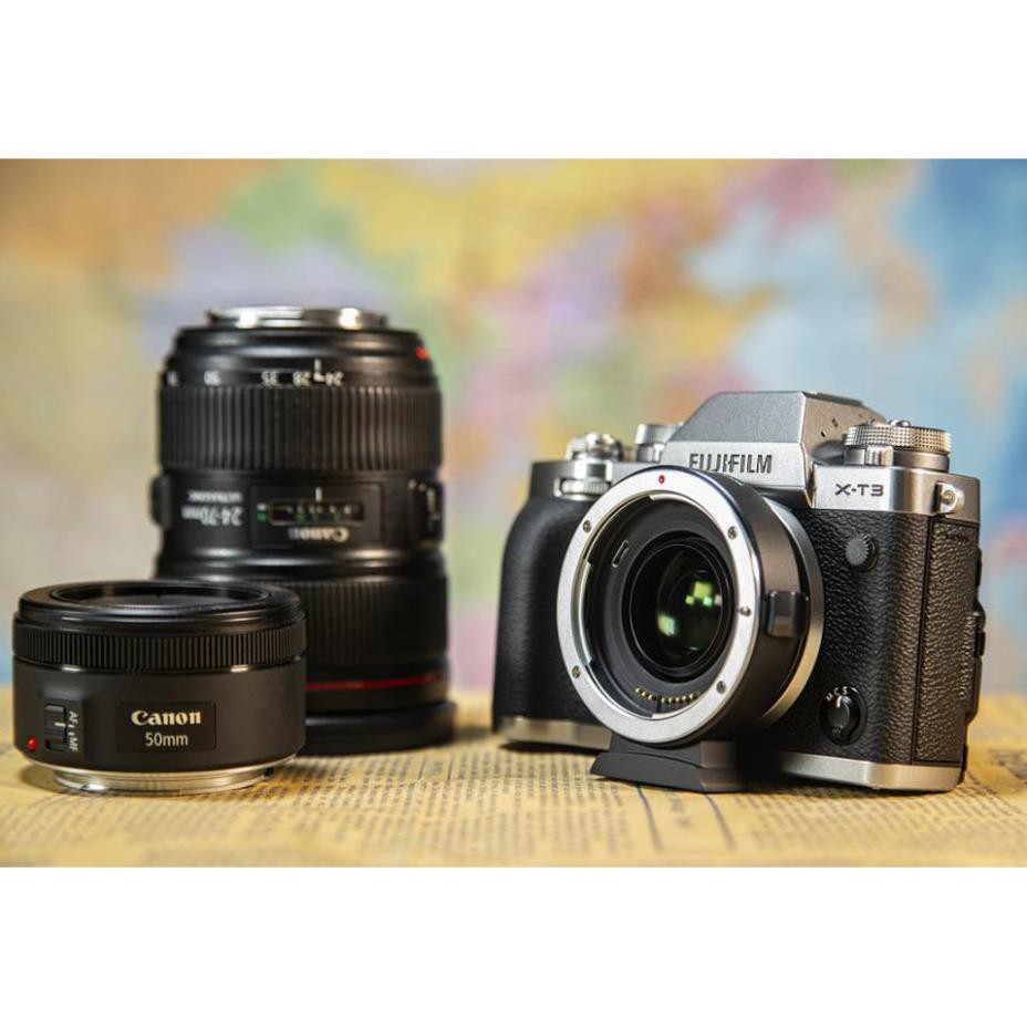 (CÓ SẴN) Ngàm Viltrox EF-FX2 071x Adapter For Canon EF/EF-S To FUJIFILM - Dùng Lens ngàm Canon cho Body Fujiflm