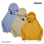 Áo khoác kaki nữ Mille WASH Ulzzang Unisex | chống nắng | form rộng - Gooan