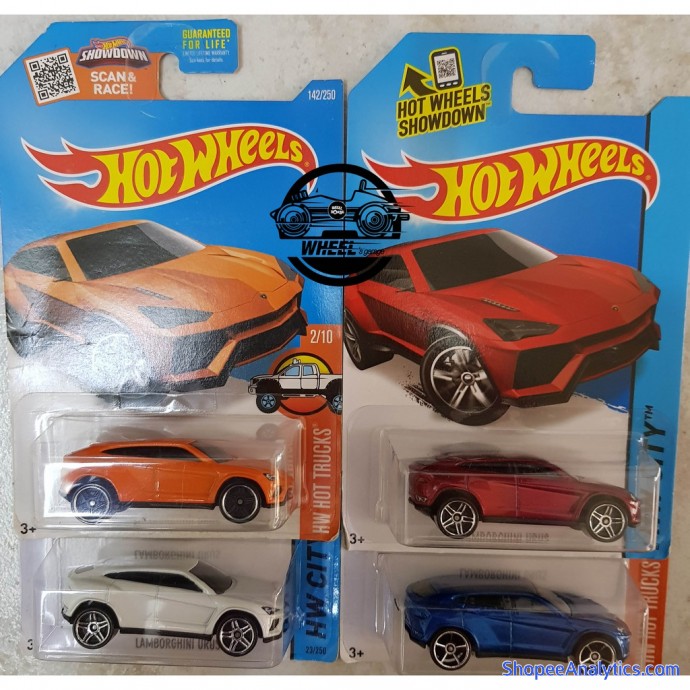 Xe Mô Hình Majorette 218H1 LAMBORGHINI Urus  Màu Vàng