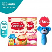 Combo 2 Hộp Bột Ăn Dặm Nestlé Cerelac Gạo Lức Và Gà Hầm 200g/Hộp