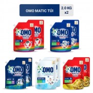 Combo 2 túi Nước Giặt Omo Matic 2.0kgx2