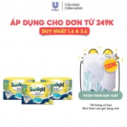 Combo 3 Hộp Viên Rửa Chén Bát Sunlight 5 in 1 Dành Cho Máy Rửa Chén (490g/Hộp)