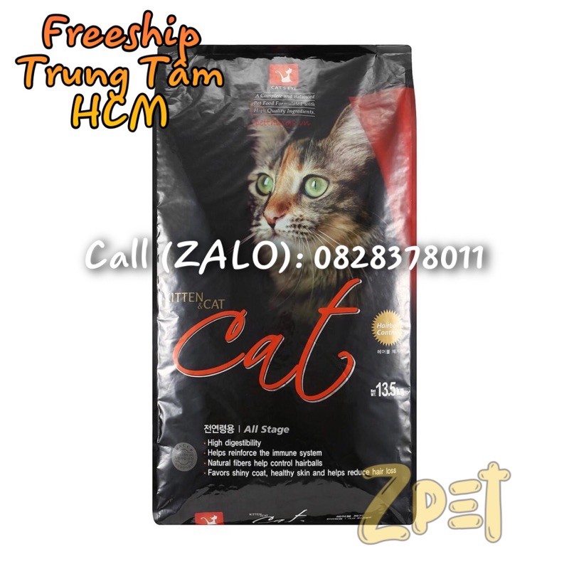 Thức ăn mèo Hàn quốc Cateye túi 13,5kg siêu rẻ