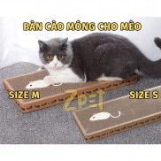 Bàn cào móng cho mèo 36*19.5*3.5cm ( Có thể bỏ catnip)