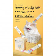 ( Pet Snack) Súp thưởng cho mèo giá cực rẻ - Ống 15gram