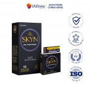 Combo bao cao su LifeStyles SKYN Elite Non-latex 10 bao + bao cao su SKYN Elite Non-latex 3 bao