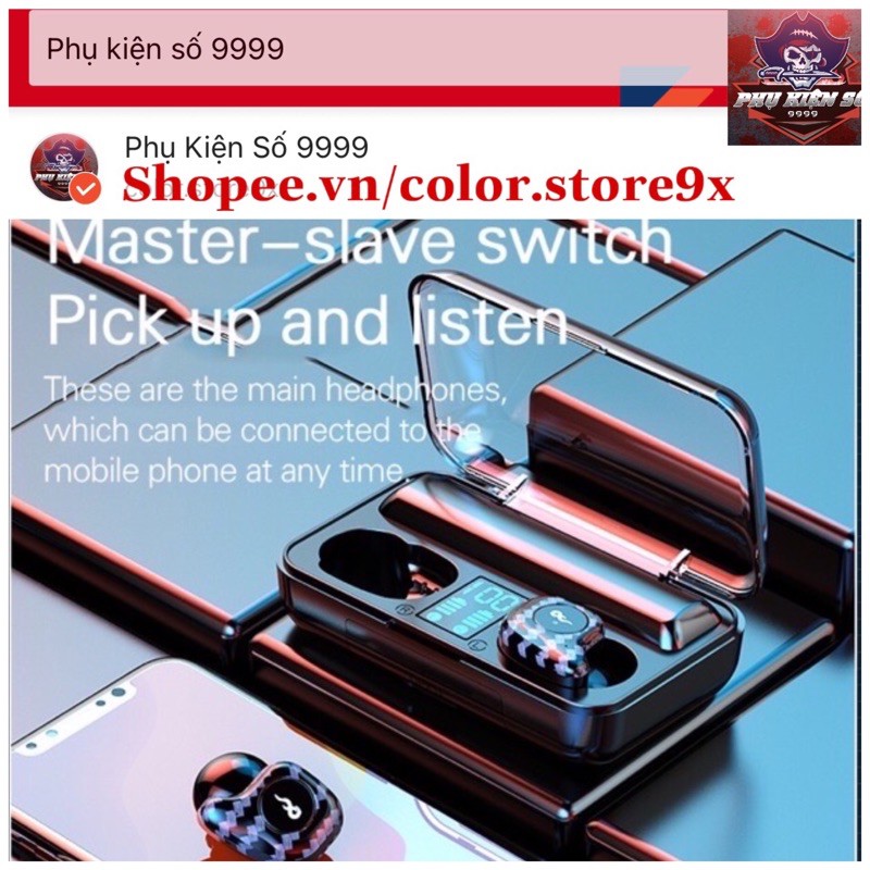 Tai nghe không dây true wireless Amoi M20 F9 F9 Pro S11 TWS MINI cao cấp |  Bluetooth 5.0 | nút cảm ứng | chính hãng