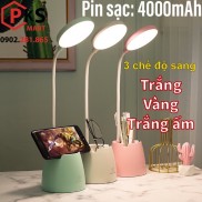 Đèn học để bàn có ánh sáng vàng chống cận thị sạc pin tích điện pin 4000mAh tăng giảm được độ sáng SL-906