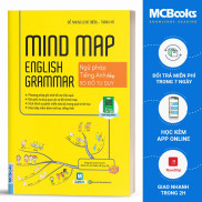Sách - Mindmap English Grammar - Ngữ Pháp Tiếng Anh Bằng Sơ Đồ Tư Duy Cho Người Học Căn Bản - Học Kèm App