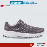 Giày chạy bộ thể thao nữ DECATHLON run cushion - xám tím