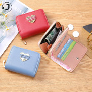 Ví Ngắn Mini cầm tay Giá Rẻ Đẹp Nhỏ Bóp Đựng Tiền bằng da thiết kế xinh xắn thời trang cho nữ