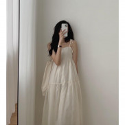 Váy babydoll 2 dây buộc nơ vai, Đầm 2 dây babydoll buộc nơ vai - Dorita Boutique