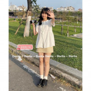 Áo babydoll trắng Áo sơ mi buộc nơ - Dorita Boutique