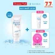 Sữa rửa mặt tạo bọt chiết xuất đất sét trắng Senka Perfect White Clay 120g