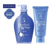 Bộ đôi Senka sữa tắm dưỡng ẩm 500ml và sửa rửa mặt tạo bọt dưỡng ẩm chiết xuất tơ tằm 120g_95139