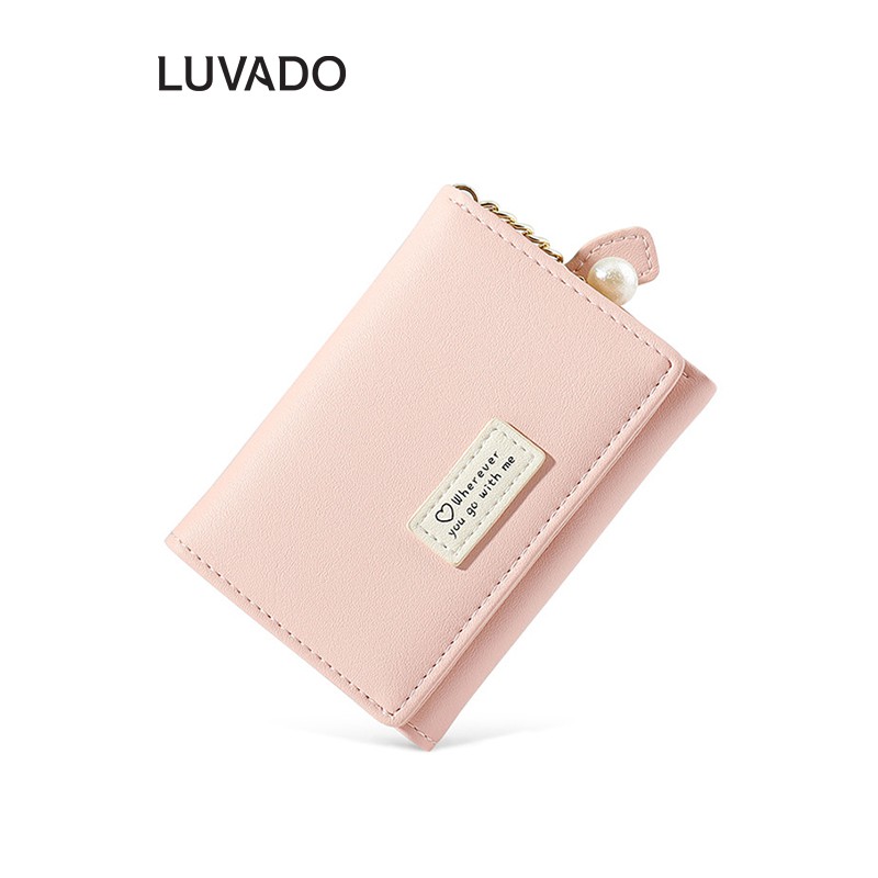 Ví nữ nhỏ gọn bỏ túi mini cao cấp TAOMICMIC nhiều ngăn thời trang đựng tiền LUVADO VD442