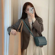Áo khoác Cardigan tay dài 37229 xẻ cổ chữ V phong cách thời trang xinh xắn dành cho phái nữ