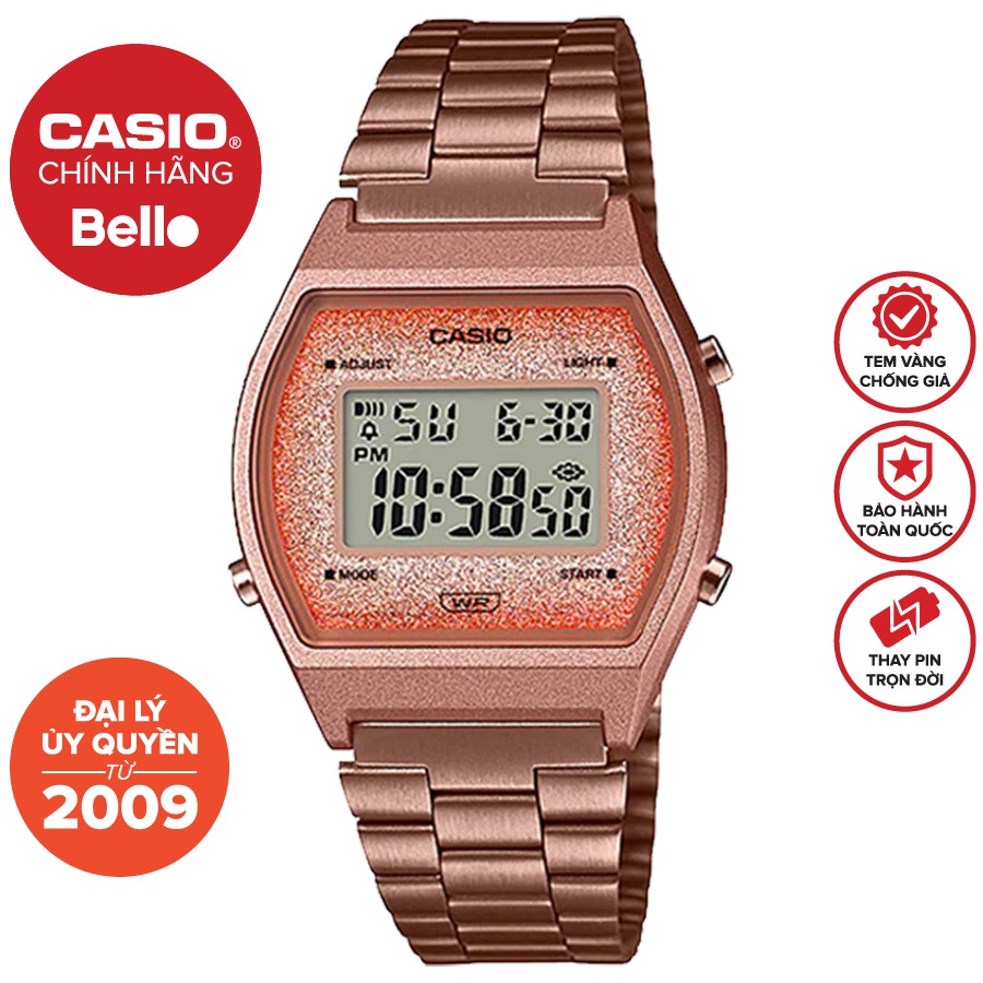 Đồng hồ Nam dây thép Casio B640WCG-5DF chính hãng bảo hành 1 năm Pin trọn đời