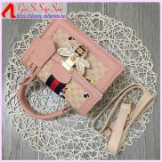 thời trang trẻ Túi đeo chéo nữ, túi xách nữ khóa hình con ong cực dễ thương (Giá Sỉ)