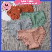 Quần Lót Nữ Cotton viền ren gân tăm kháng khuẩn hoạ tiết viền ren sexy điệu đà Mẫu 1735