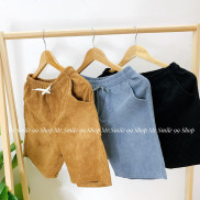 Quần Short Nhung Tăm Form Đẹp Vải Dày Mr Smile 99 Shop