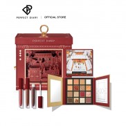Hộp quà tặng trang điểm PERFECT DIARY 1 phấn mắt+3 son kem lì phiên bản giới hạn
