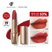 Son Satin Perfect Diary lâu trôi vỏ vàng sang chảnh 12 màu 3g