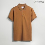 Áo thun polo Galvin cổ bẻ bo dệt kim chất cotton cá sấu co giãn PLGV12B