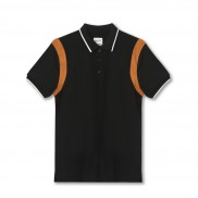 Áo polo nam Teddy phối da lộn Galvin chất cá sấu co giãn phong cách