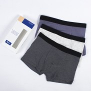 Quần lót BOXER nam vải lụa băng tự nhiên 100% thoáng khí,co giãn cao cấp - Leo Vatino