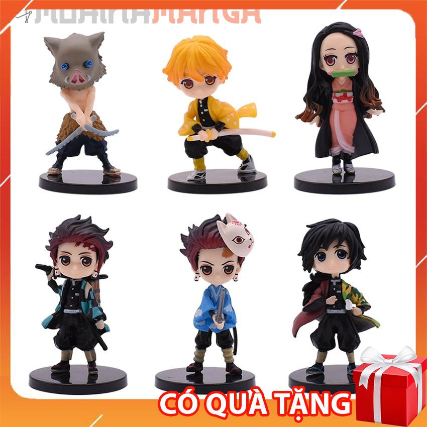 Mô hình Tanjiro Tanjirou Nezuko Inosuke Zenitsu Tomioka Giyuu Kimetsu no Yaiba Demon Slayer Thanh Gươm Diệt Quỷ Cứu Nhân