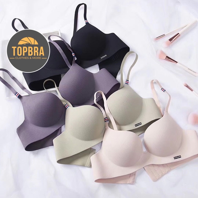 Áo Ngực Nữ - Áo Lót Nâng Ngực Không Gọng Không Hằn Đường May Hàng Xuất Nhật TOPBRA