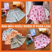 Quần đùi hoa nữ mặc nhà, quần short nữ mặc đi ngủ ở nhà