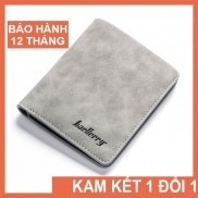 Ví da nam Baellerry cao cấp, bóp da nam thời trang cao cấp đựng tiền và thẻ da xịn nhỏ gọn mini - VN03