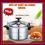 Nồi áp suất đa năng Sikma 4l - 5l - 7 lít - an toàn, bền, dùng cho bếp từ, bếp gas, bếp hồng ngoại