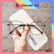 Gọng kính cận tròn kim loại phụ kiện thời trang nữ Lilyeyewear 2895 nhiều màu