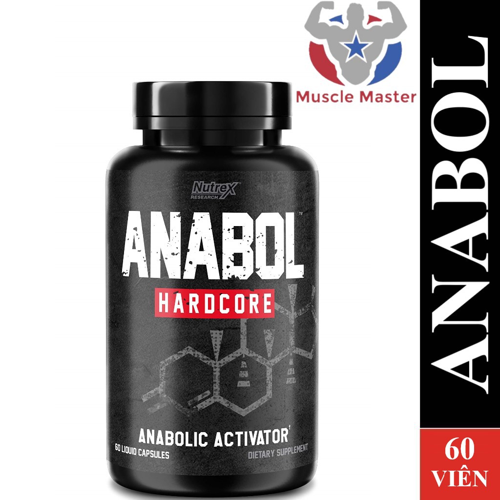 Thực Phẩm Bổ Sung Tăng Tổng Hợp Protein Phát Triển Cơ Nutrex ANABOL 60 Viên