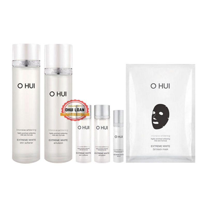 Set OHUI Dưỡng Trắng Và mờ Thâm Extreme White