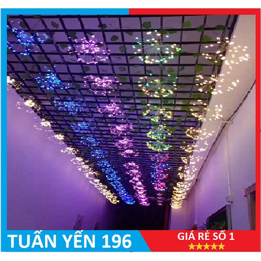 Bộ dây 5 chùm đèn Led pháo hoa firework 500 bóng
